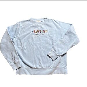 Vintage Cape Cod Sweatshirt 90s Light Blue - XL